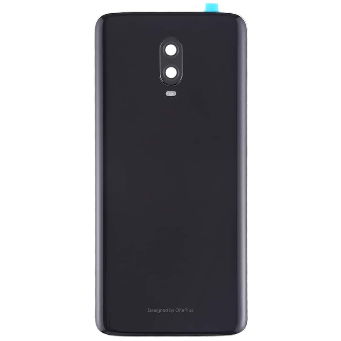 Back Glass Panel for Oneplus 6T Jet Black with Camera Lens
