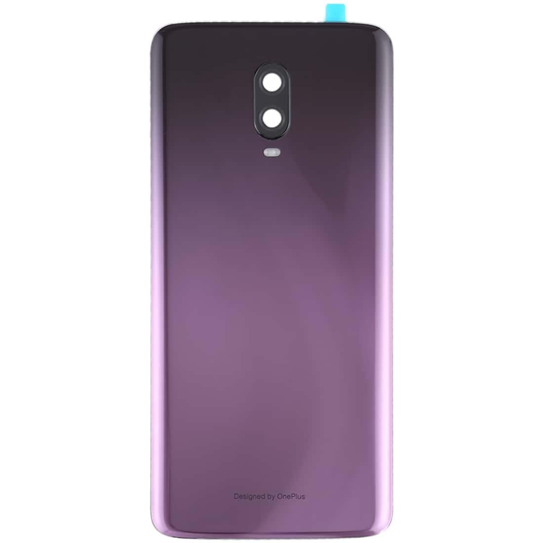 Back Glass Panel for Oneplus 6T Purple with Camera Lens