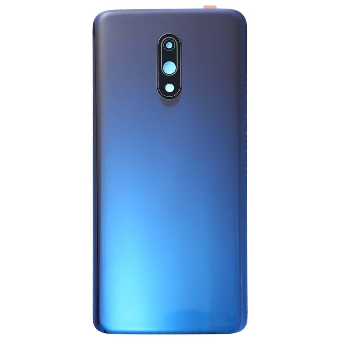 Back Glass Panel for Oneplus 7 Blue with Camera Lens