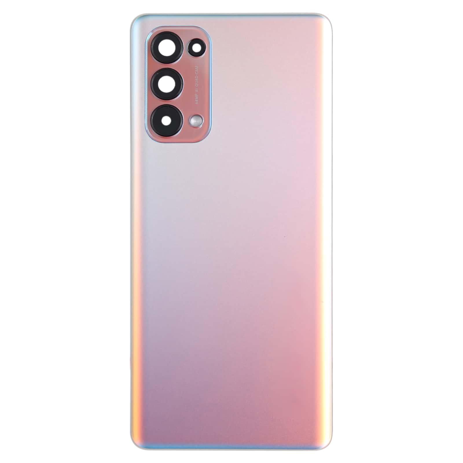 Back Glass Panel for  Oppo Reno5 Pro 5G Red