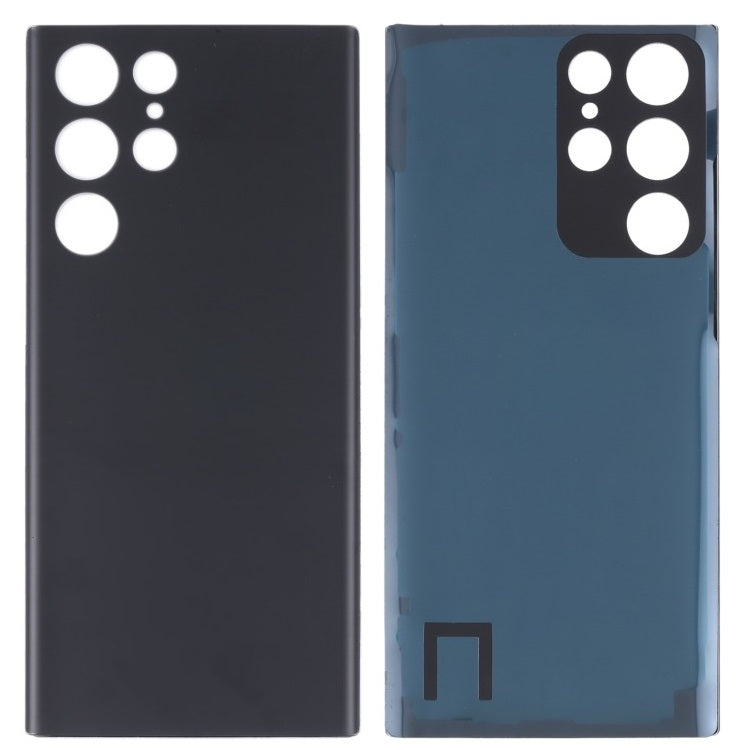 Back Glass Panel for Samsung Galaxy S22 Ultra Black - EGFix