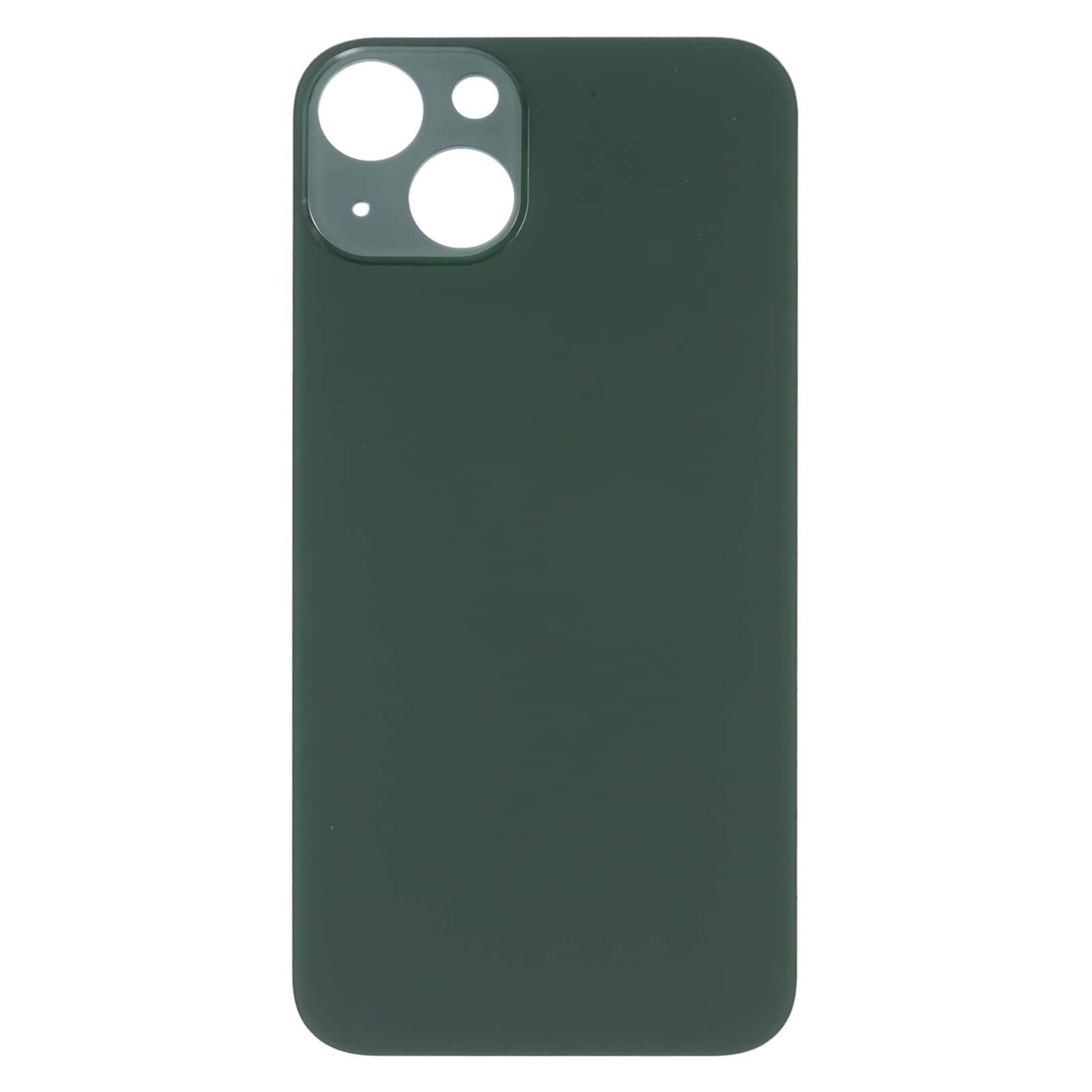 Back Glass Panel for iPhone 13 Green Big Camera Hole