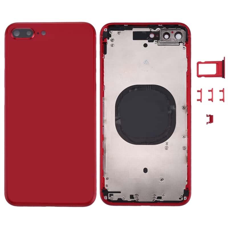 Back Glass Panel for  iPhone 8 Plus Red
