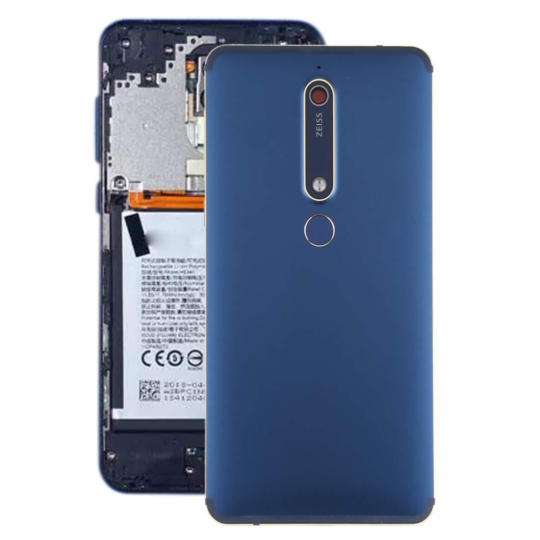 Back Glass Panel for Nokia 6.1 Blue