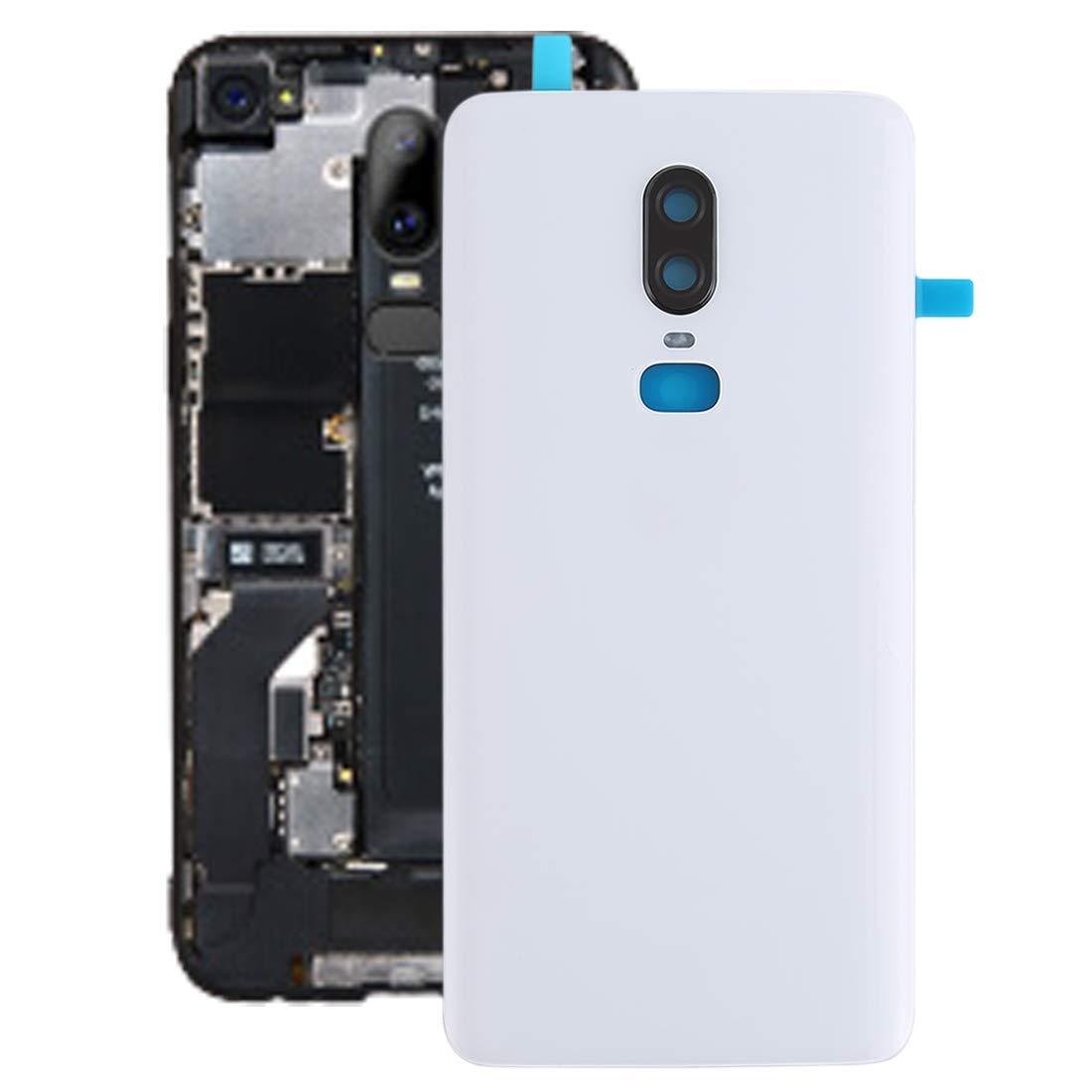 Back Glass Panel for Oneplus 6 White