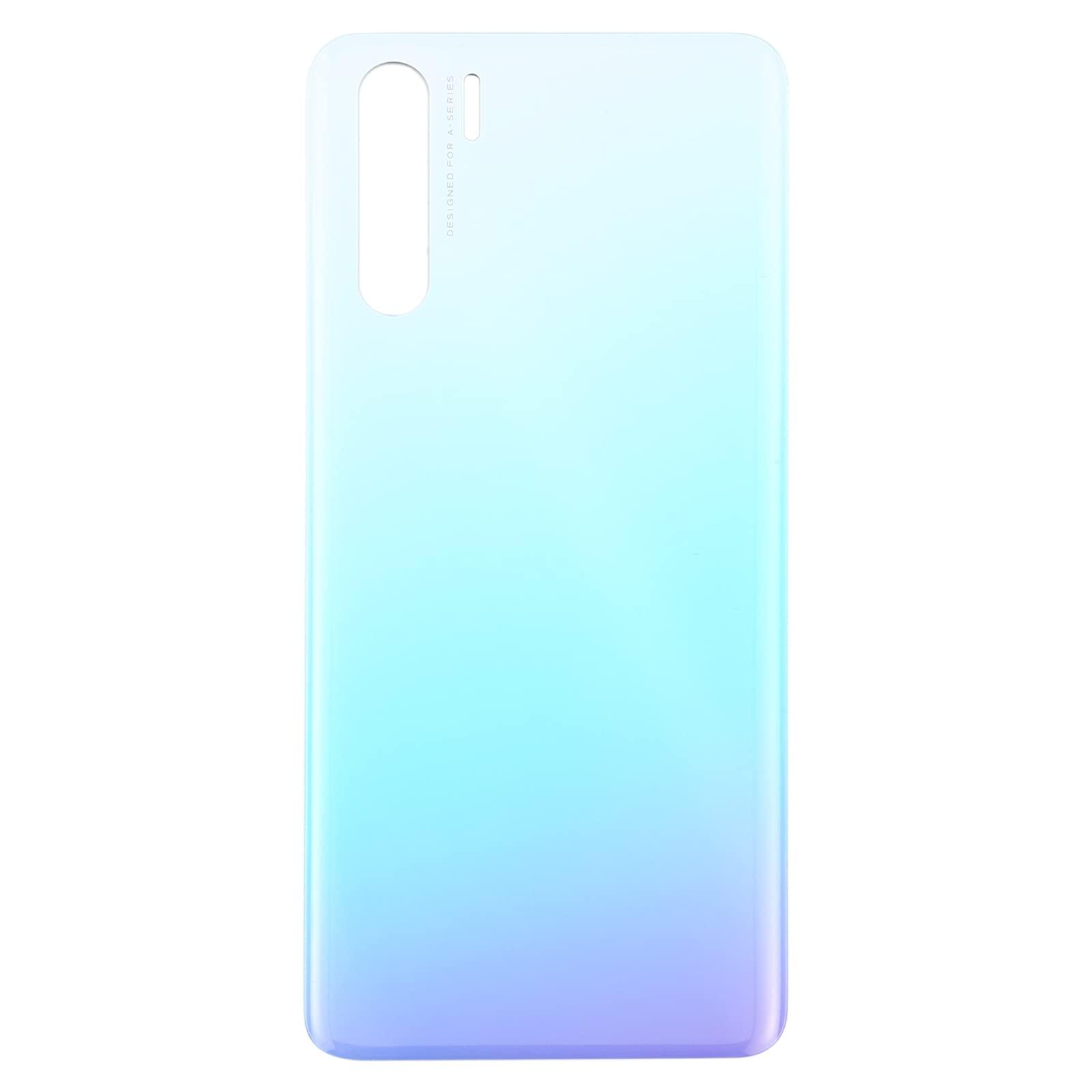 Back Glass Panel for Oppo A91 Baby  Blue