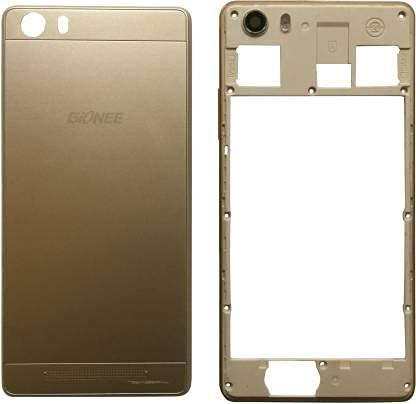 Back Panel for Gionee M5 Lite Gold with Camera Lens