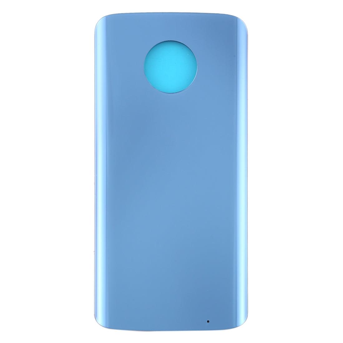 Back Glass Panel Housing Body for Motorola Moto G6 Sky Blue with Camera Lens Module