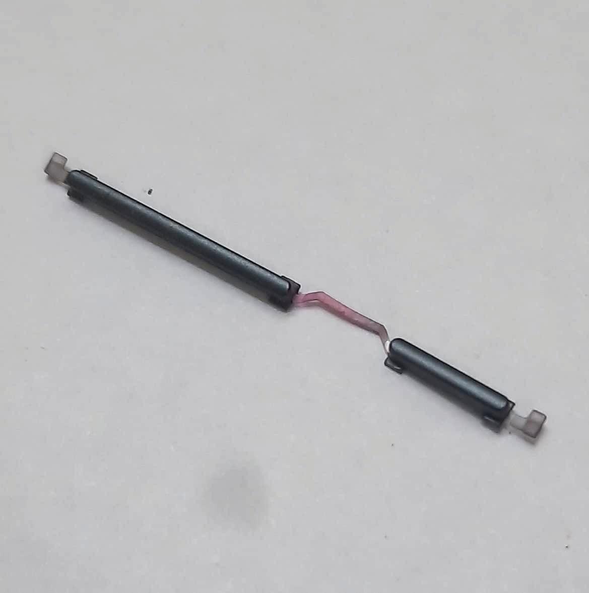External Outer Power Volume Buttons Side Keys for Realme C21Y Black - EGFix
