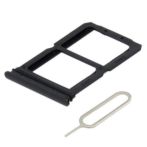 Sim Card Holder Tray for Oneplus 6 Mirror Black - EGFix