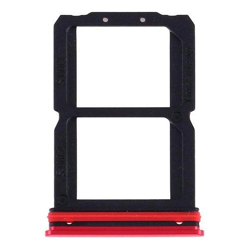 Sim Card Holder Tray for Oneplus 7 Red - EGFix