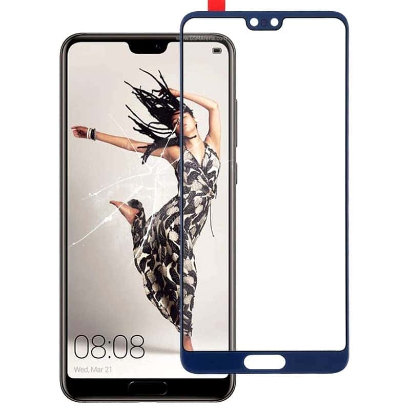 Touch Screen Front Glass for Huawei Honor P20 Blue