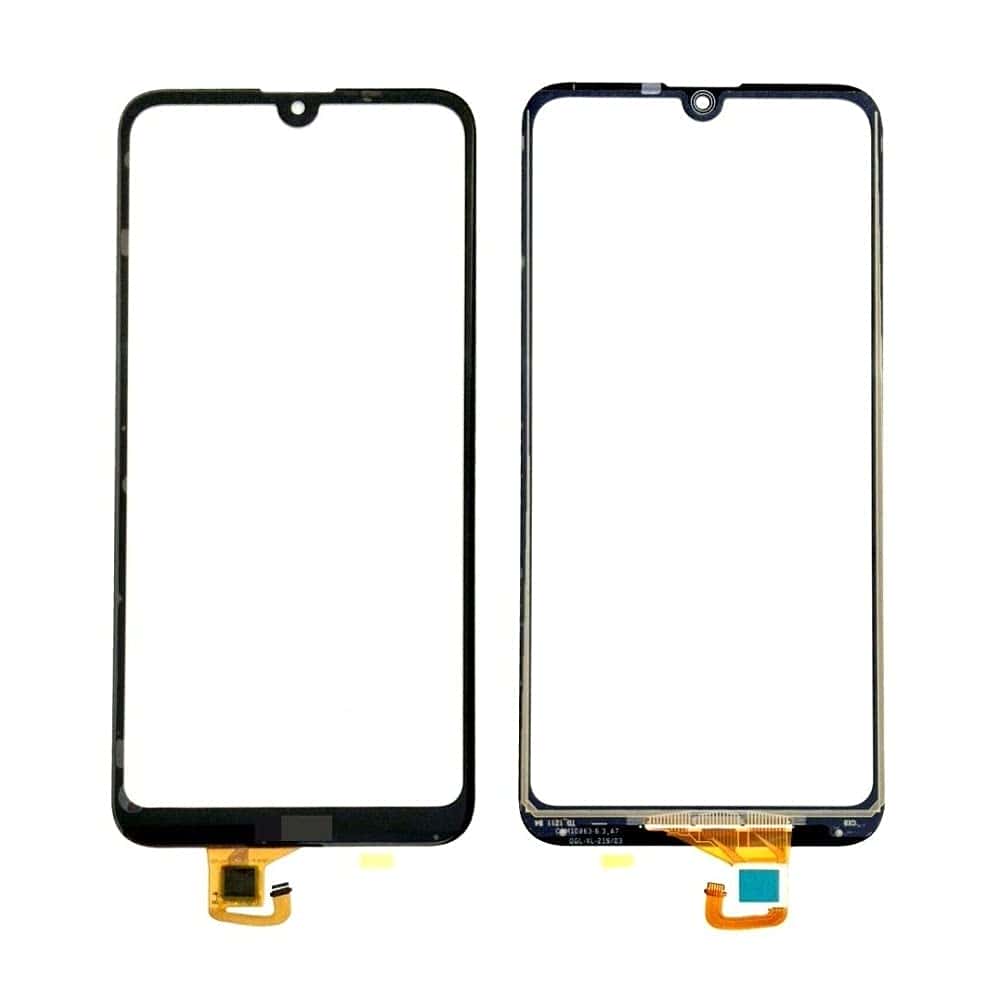 Touch Screen Front Glass for Huawei Honor Y7 2019 Black
