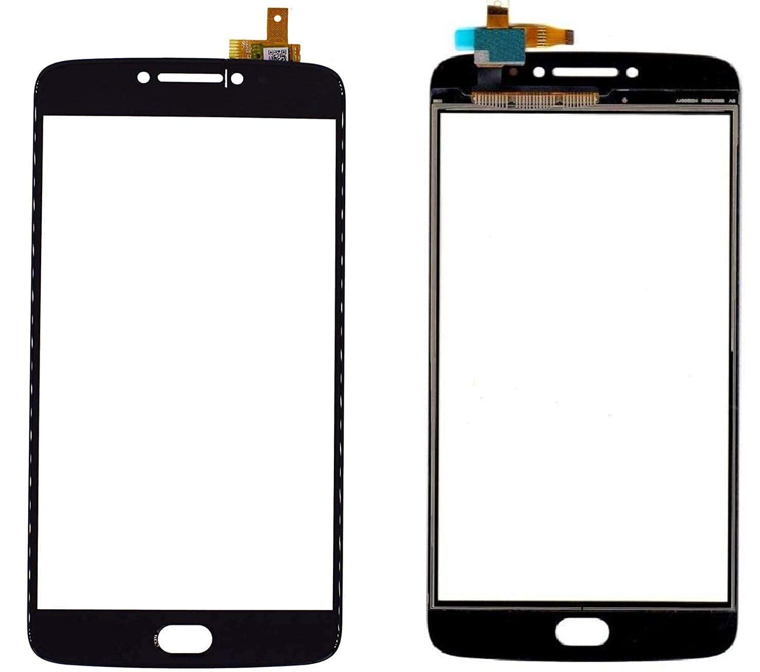 Touch Screen Front Glass for Motorola Moto E4+ Black - EGFix