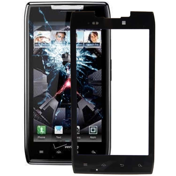 Touch Screen Front Glass for Motorola RAZR Black
