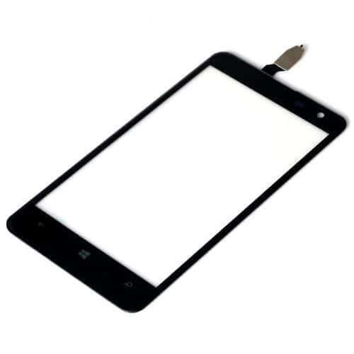 Touch Screen Front Glass for Nokia Lumia 625 Black