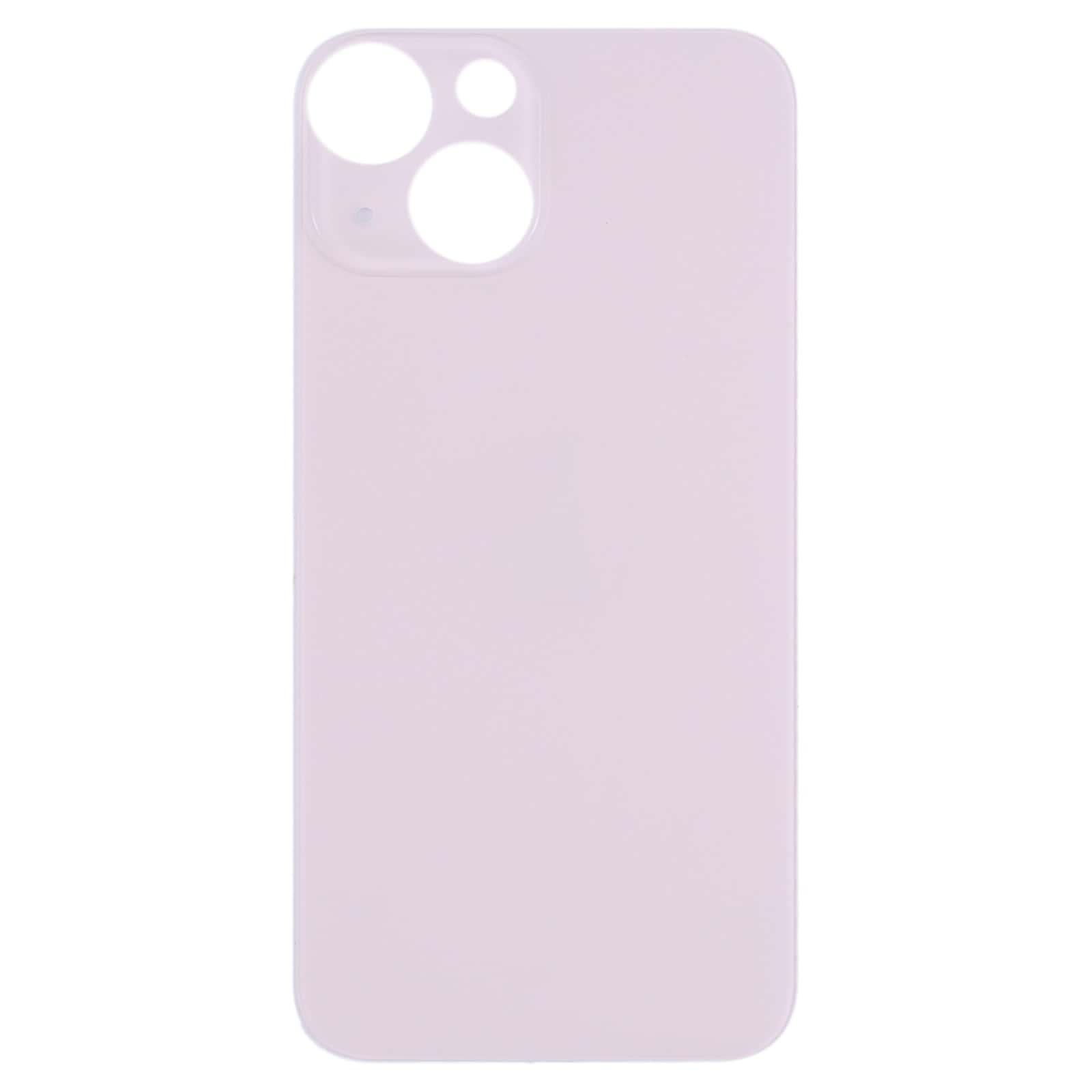 Back Glass Panel for iPhone 13 mini Pink Big Camera Hole