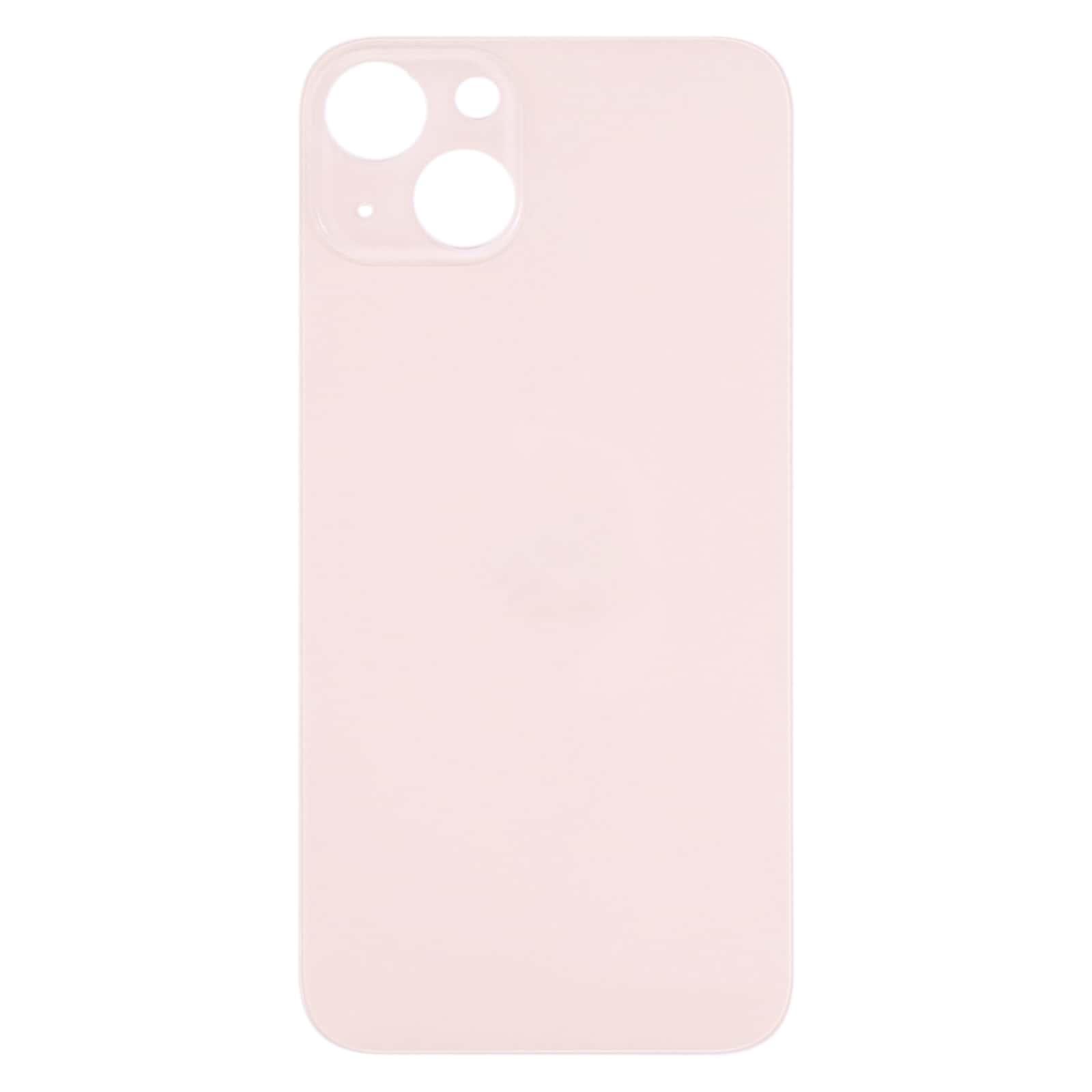 Back Glass Panel for iPhone 13 Pink Big Camera Hole