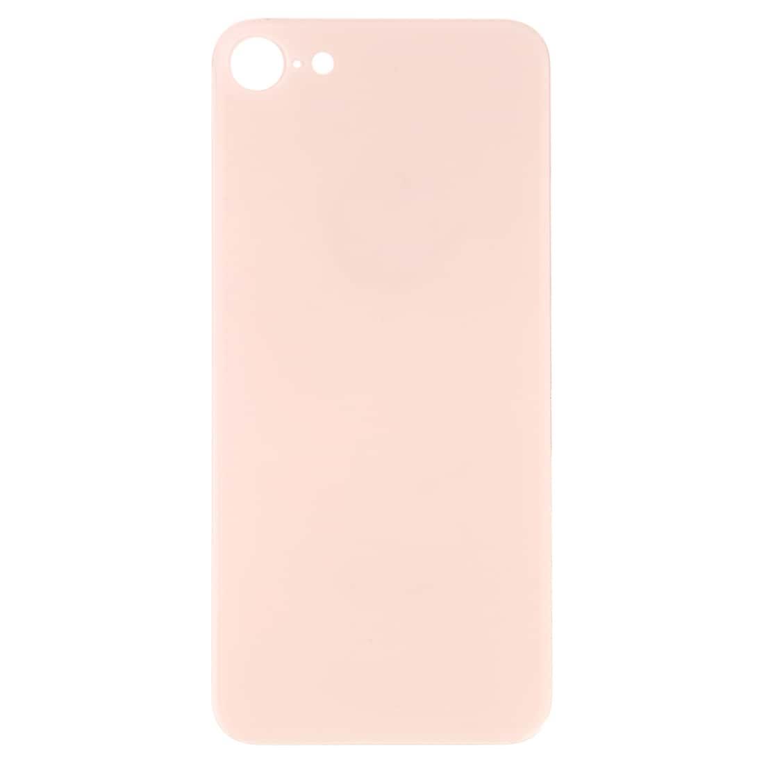 Back Glass Panel for iPhone 8 Gold Big Camera Hole