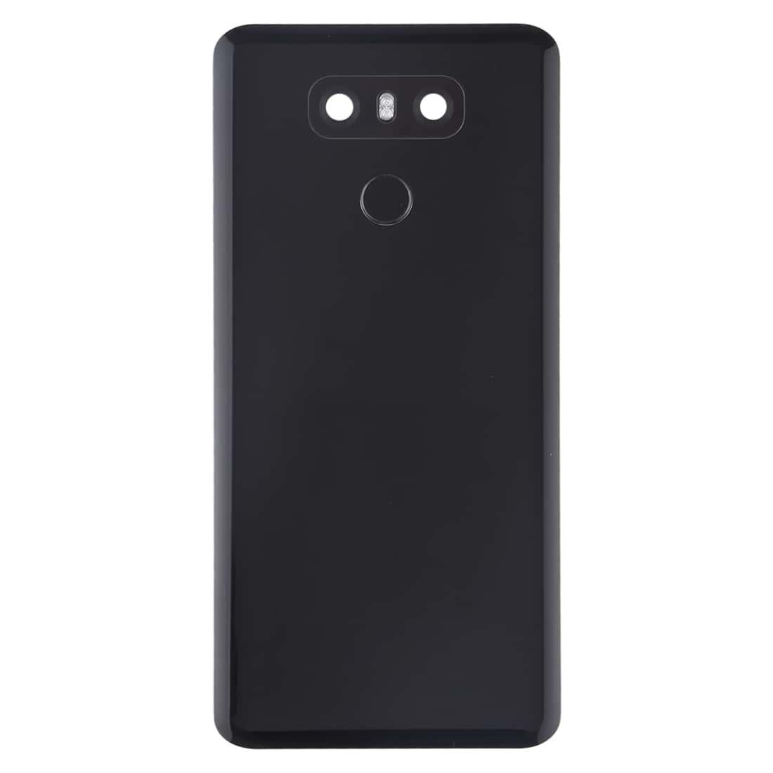 Back Glass Panel for LG G6 Black with Camera Lens - EGFix