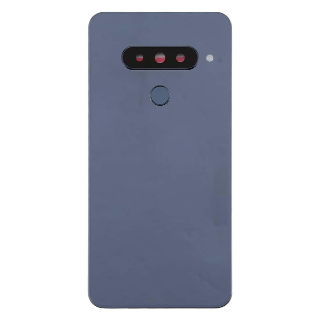 Back Glass Panel for LG G8s ThinQ Silver with Camera Lens - EGFix