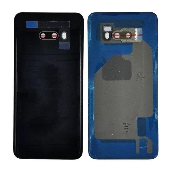 Back Glass Panel for LG G8X ThinQ Black - EGFix