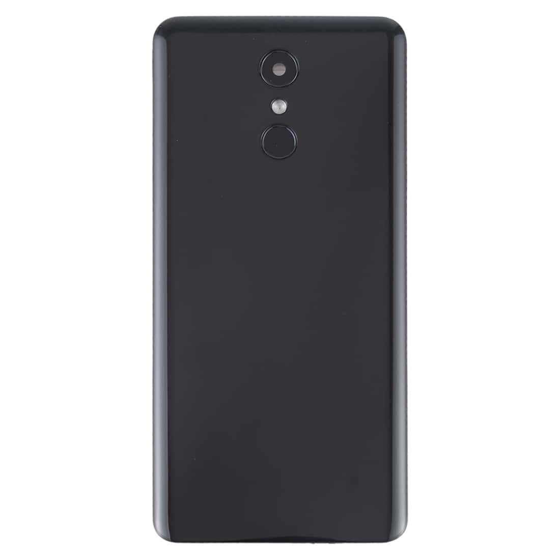 Back Glass Panel for LG Stylo 4 Black with Camera Lens - EGFix