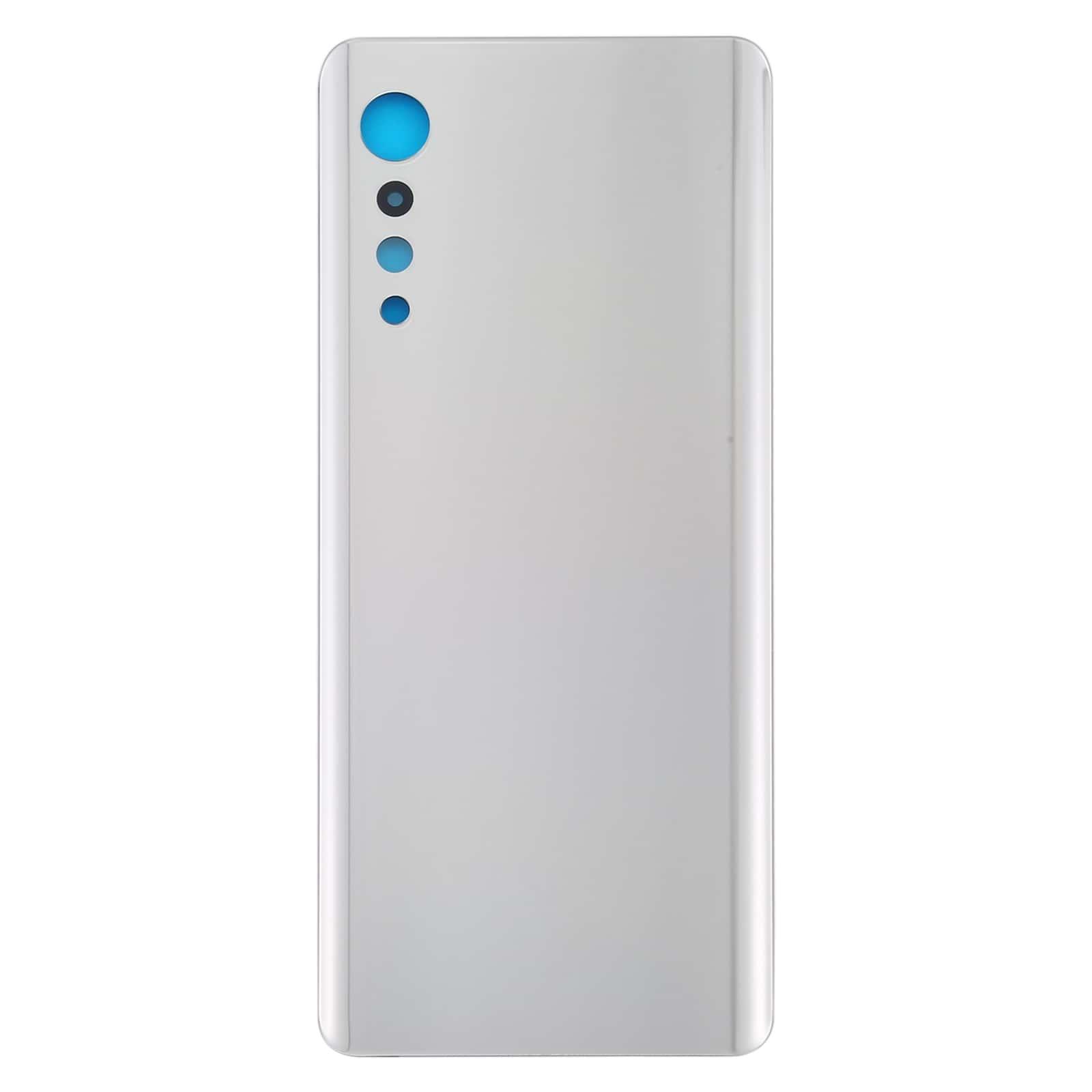 Back Glass Panel for LG Velvet Silver - EGFix