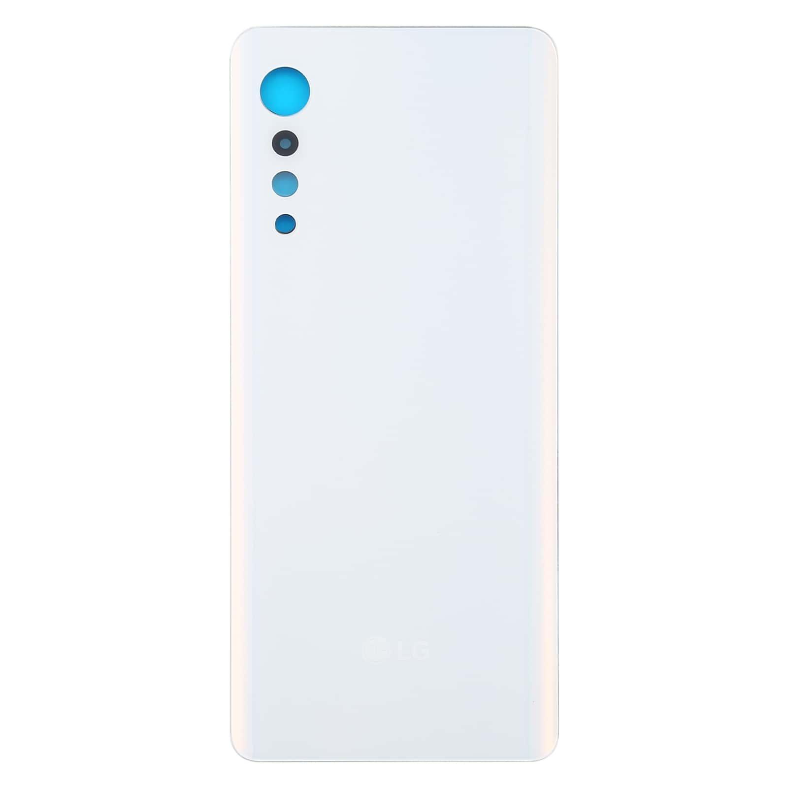 Back Glass Panel for LG Velvet White - EGFix