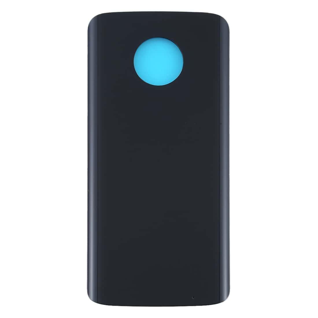 Back Glass Panel for Motorola Moto G6 Plus Black - EGFix