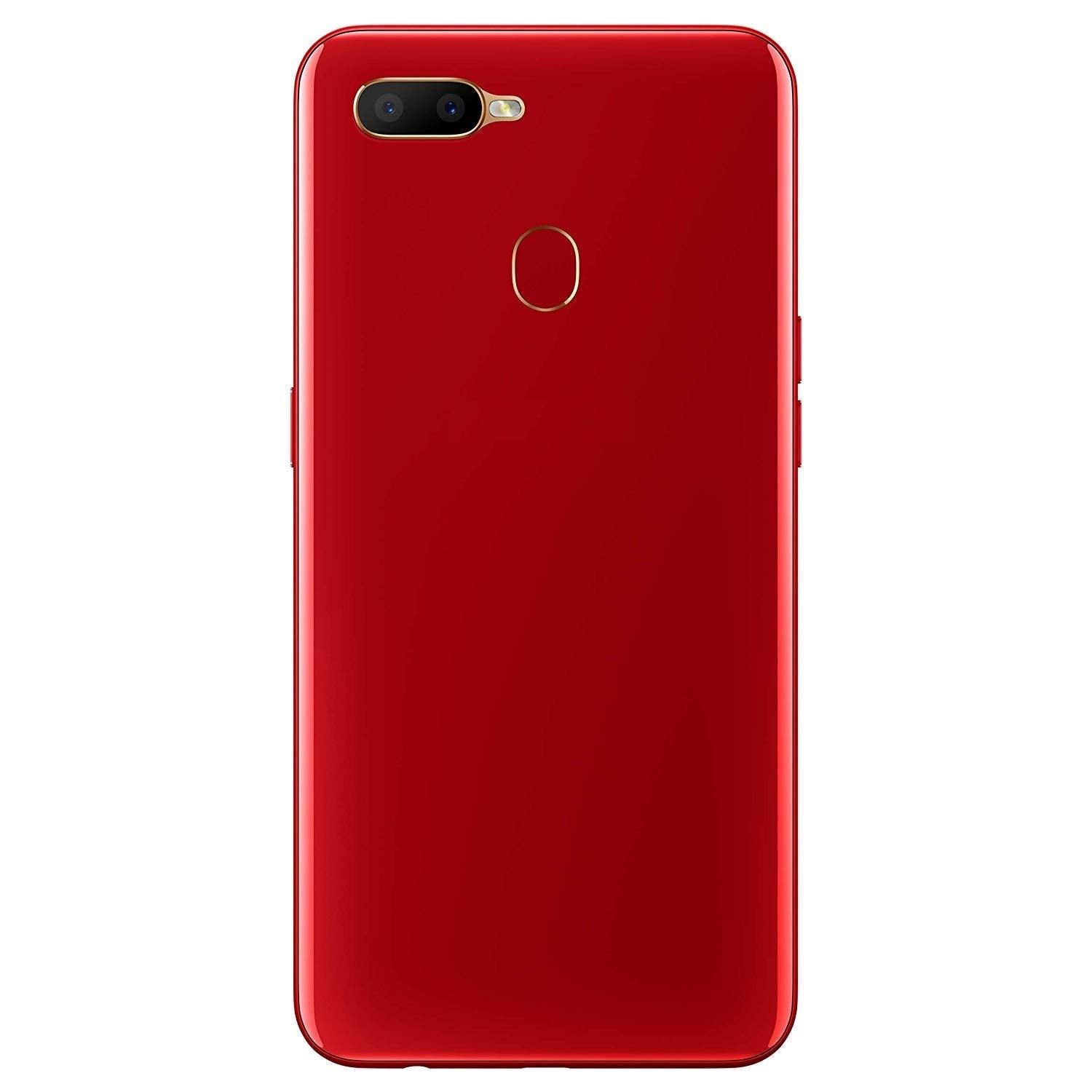 Back Glass Panel for Oppo A5s Red - EGFix