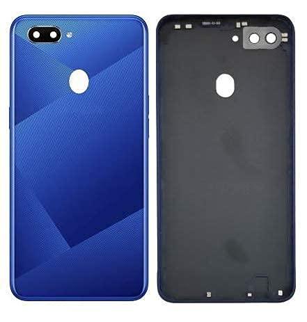 Back Glass Panel for Oppo A7 Blue - EGFix