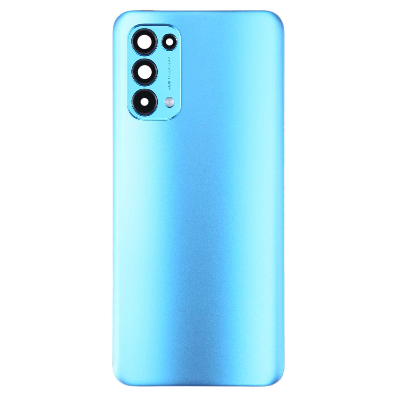 Back Glass Panel for  Oppo Reno5 5G Blue
