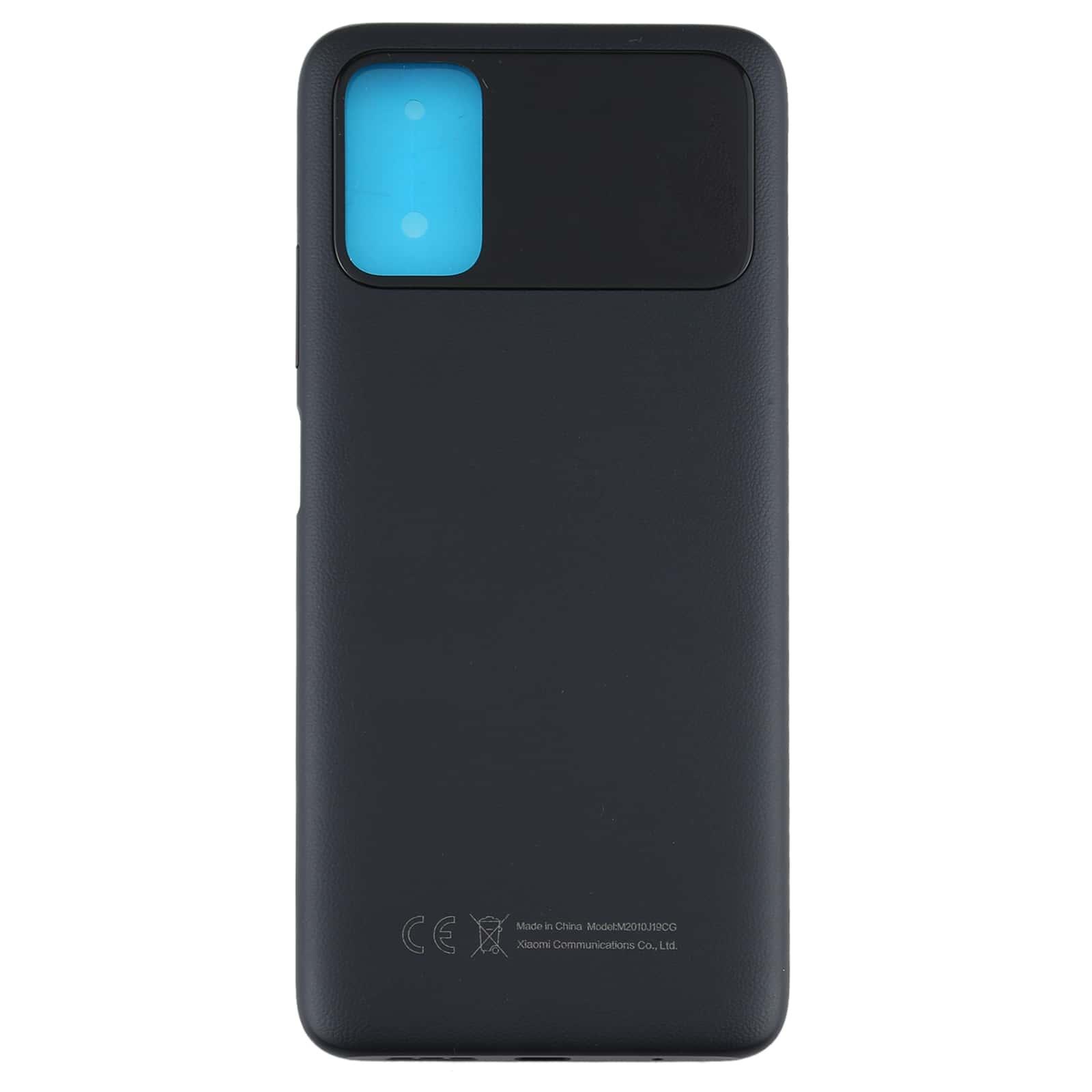 Back Glass Panel for Poco M3 Black - EGFix
