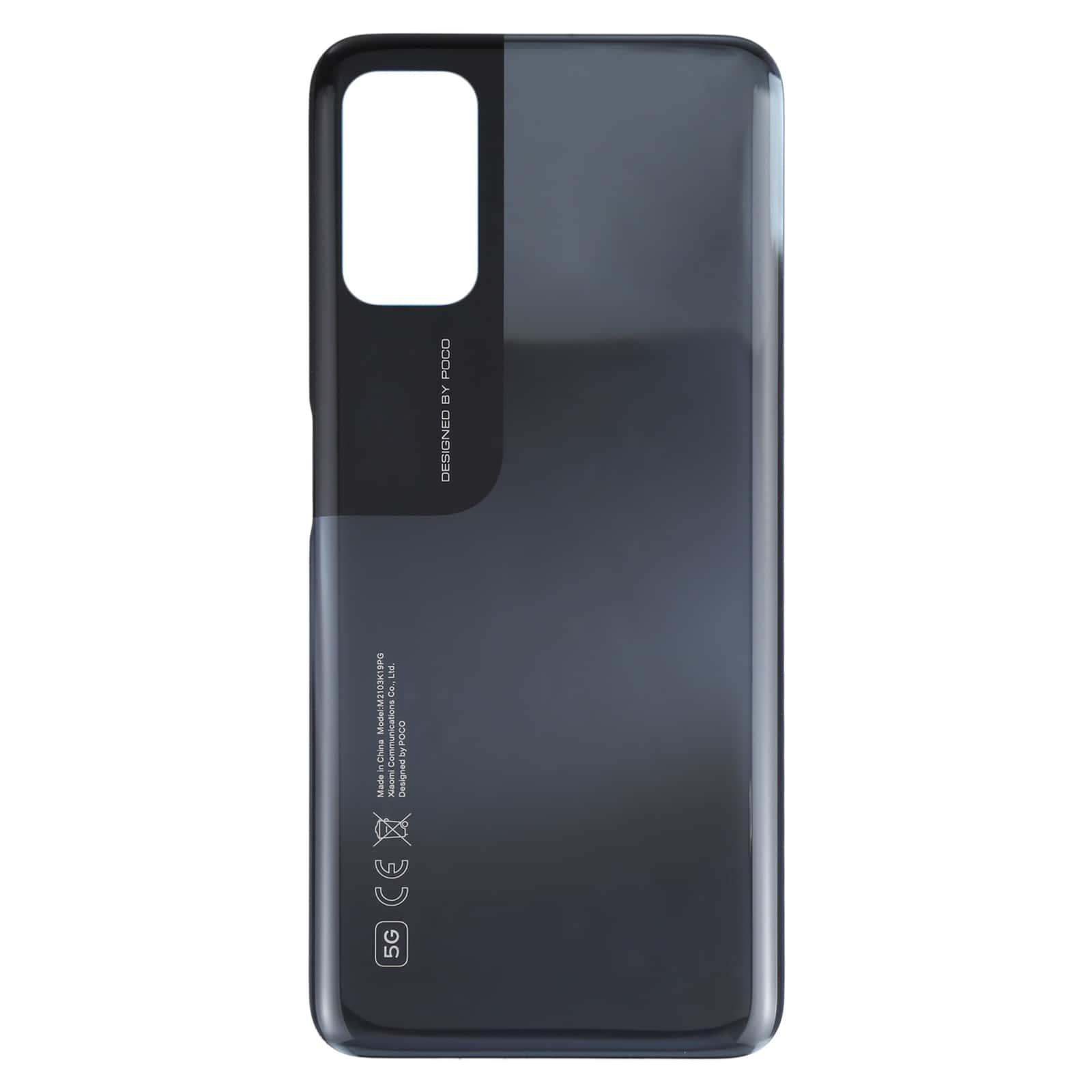 Back Glass Panel for Poco M3 Pro 5G Black - EGFix