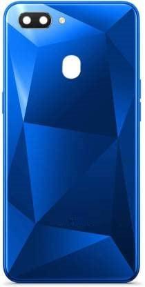 Back Glass Panel for Realme 2 Blue with Camera Lens Module and Self Adhesive Tape - EGFix