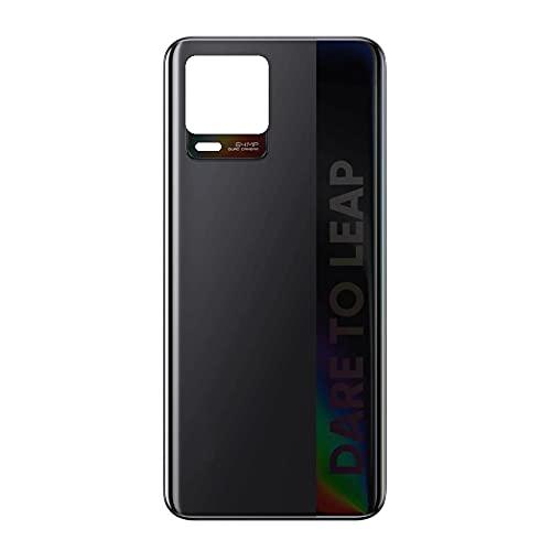 Back Glass Panel for Realme 8 Black - EGFix