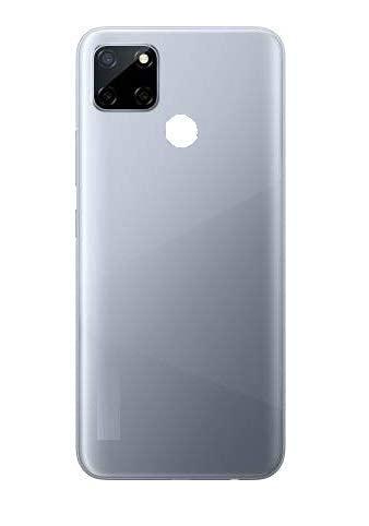 Back Glass Panel for Realme C12 Silver - EGFix