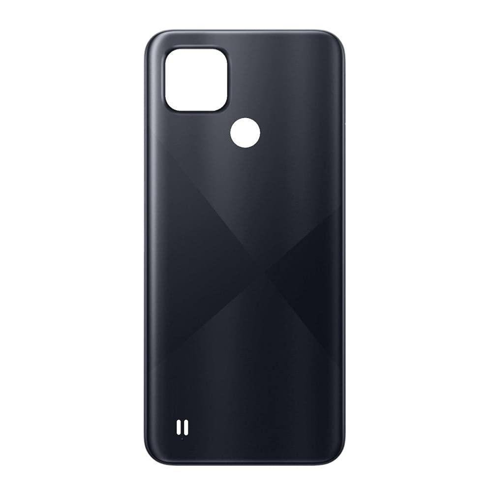 Back Glass Panel for Realme C21 Black - EGFix