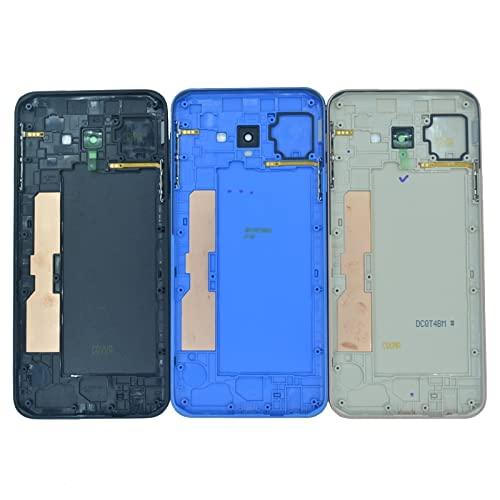 Back Glass Panel for Samsung Galaxy J4 Core Gold Volume Power Button with Camera Lens Module and Self Adhesive Tape - EGFix