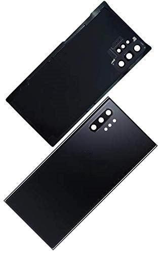 Back Glass Panel for Samsung Galaxy Note 10 Black with Camera Lens Module and Self Adhesive Tape - EGFix
