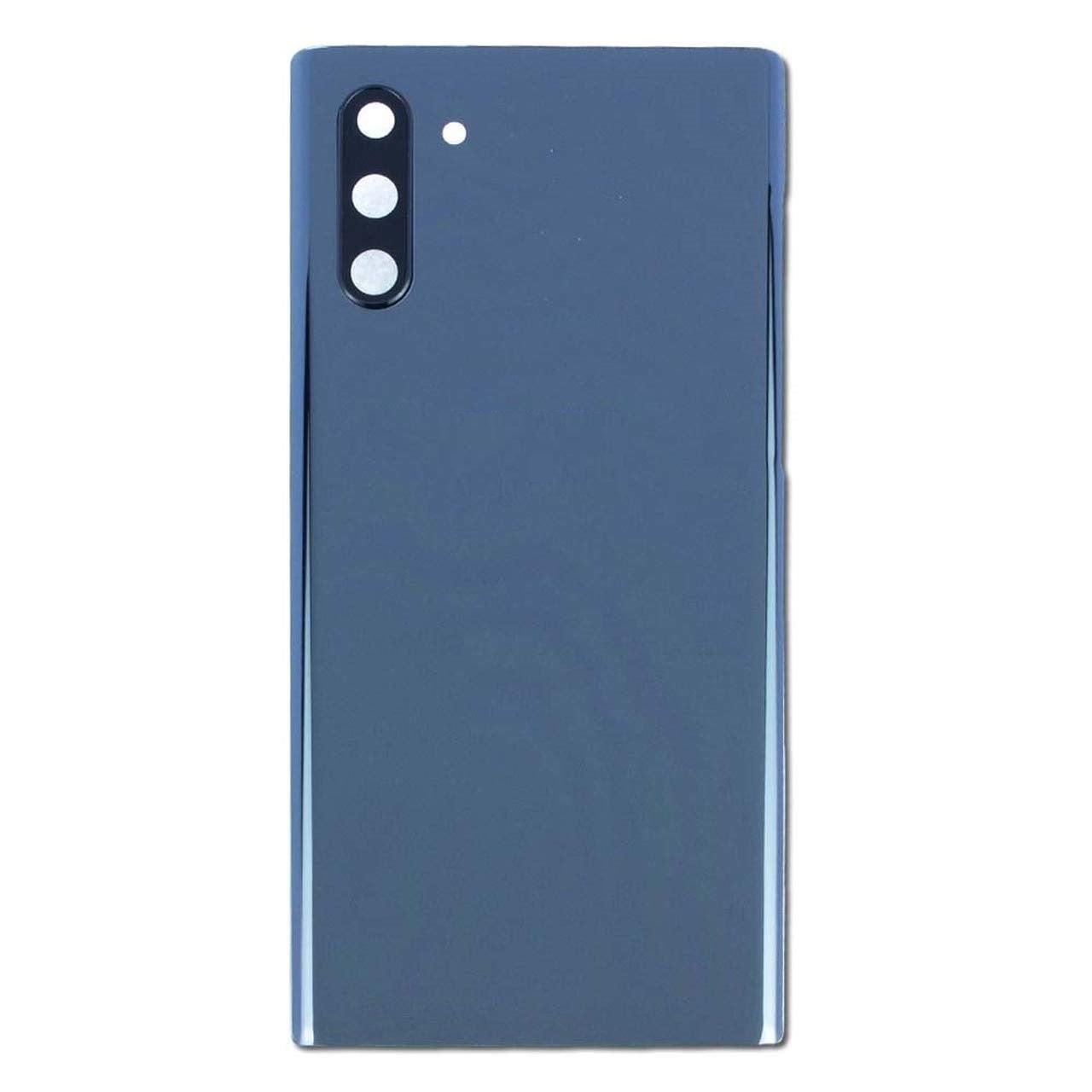 Back Glass Panel for Samsung Galaxy Note 10 N970F Aura Blue with Camera Lens Module and Self Adhesive Tape - EGFix