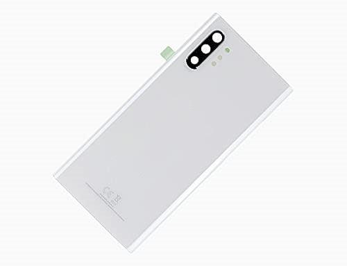 Back Glass Panel for Samsung Galaxy Note 10 Plus White with Camera Lens Module and Self Adhesive Tape - EGFix