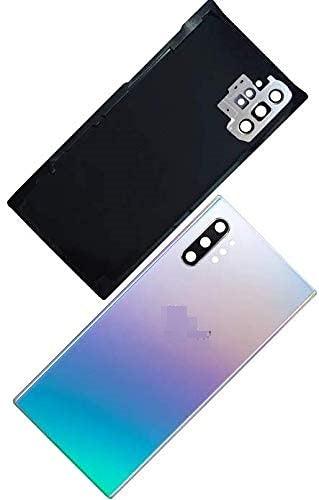Back Glass Panel for Samsung Galaxy Note 10 Silver with Camera Lens Module and Self Adhesive Tape - EGFix