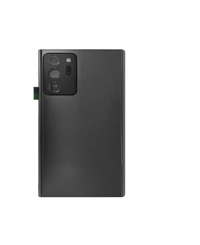 Back Glass Panel for Samsung Galaxy Note 20 Ultra Mystic Black FIITING with Camera Lens Module and Self Adhesive Tape - EGFix