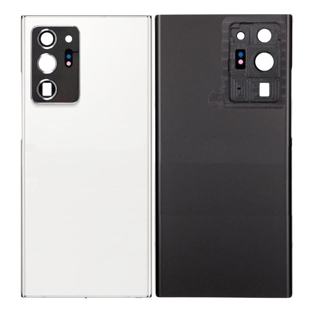 Back Glass Panel for Samsung Galaxy Note 20 Ultra Mystic White FIITING with Camera Lens Module and Self Adhesive Tape - EGFix