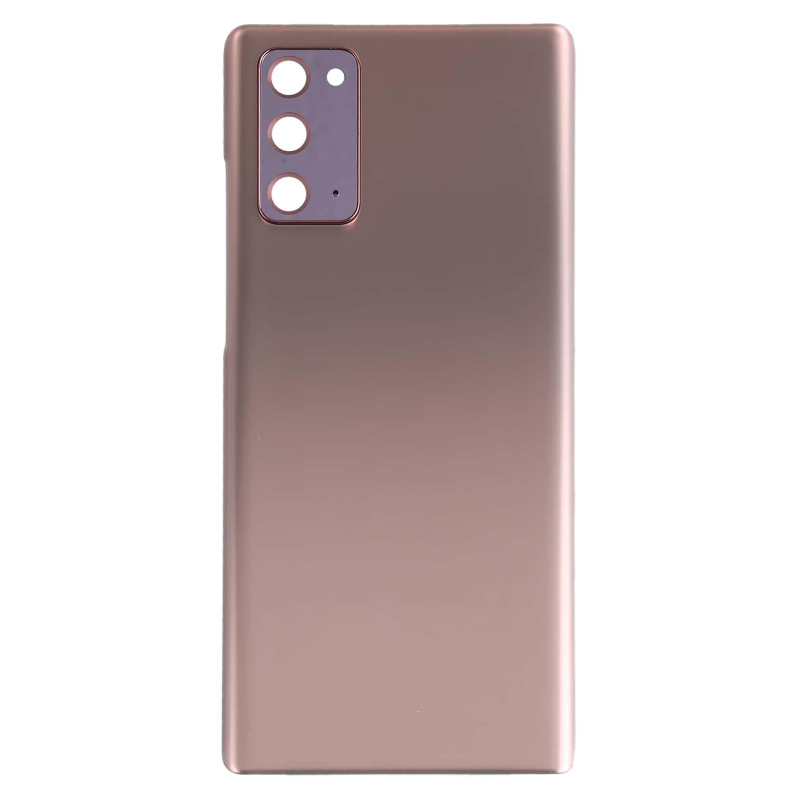 Back Glass Panel for Samsung Galaxy Note20 Rose Gold with Camera Lens - EGFix