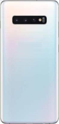 Back Glass Panel for Samsung Galaxy s10 plus or s10+ Prism White with Camera Lens Module and Self Adhesive Tape - EGFix