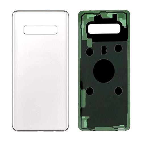 Back Glass Panel for Samsung Galaxy S10 White - EGFix