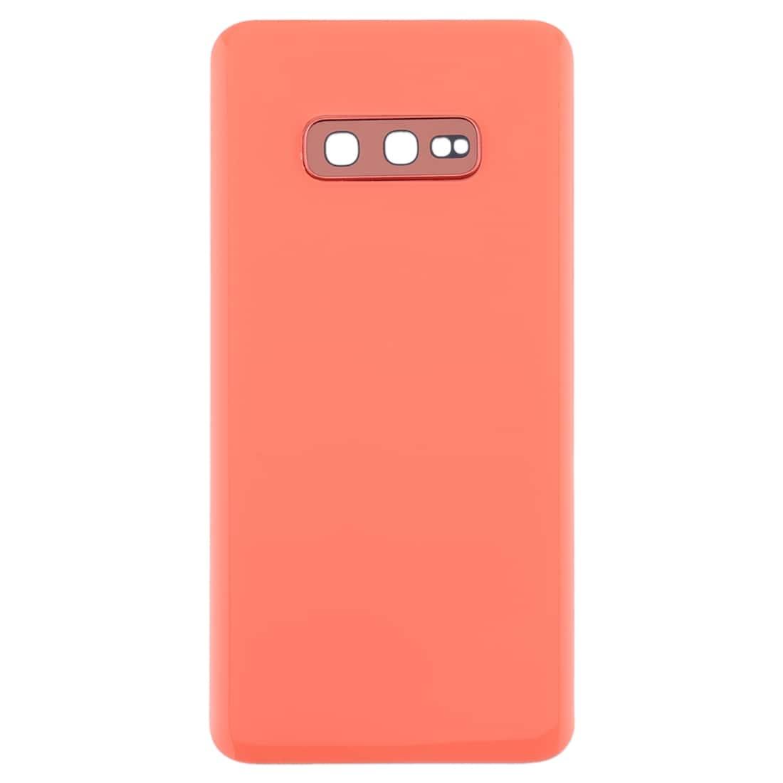 Back Glass Panel for Samsung Galaxy S10e Pink with Camera Lens - EGFix
